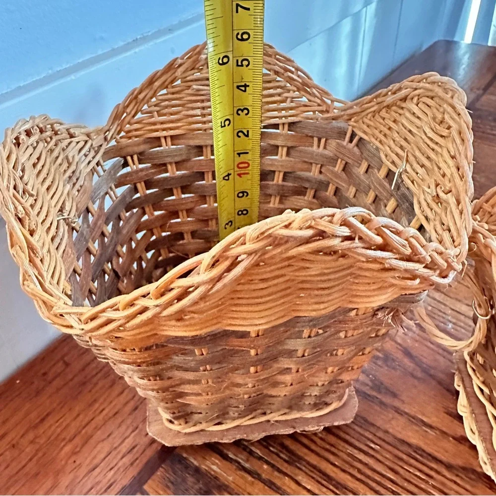 Handcrafted Wicker Basket Set